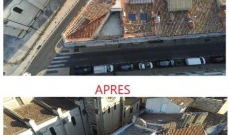 Changement et remplacement de corniches en zinc à Nîmes, Montpellier et à Saint-Tropez